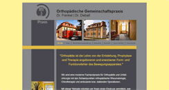 Desktop Screenshot of orthopaedie-bitterfeld.de